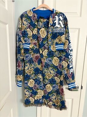 Rockstar Original Crop Tapestry Jacket and Pants - 2 sets